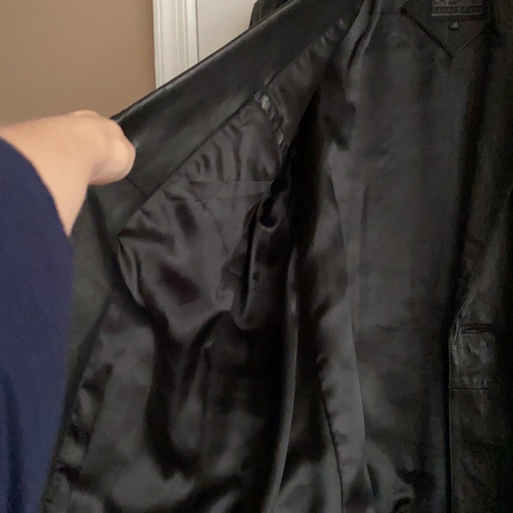 Leather Blazer Jacket - Picture 8 of 10